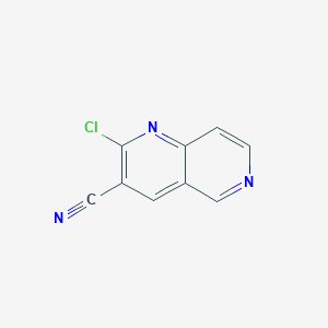 2-Chloro(1,6]naphthyridine-3-carbonitrile