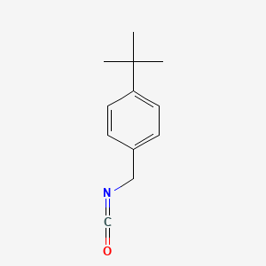 molecular formula C12H15NO B8735306 1-Tert-butyl-4-(isocyanatomethyl)benzene 