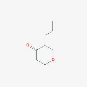 molecular formula C8H12O2 B8735313 3-allyltetrahydro-4H-pyran-4-one 