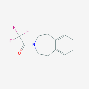 1-(4,5-dihydro-1H-benzo[d]azepin-3(2H)-yl)-2,2,2-trifluoroethanone