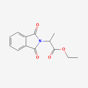 molecular formula C13H13NO4 B8735338 Ethyl 2-(1,3-dioxoisoindol-2-yl)propanoate CAS No. 61020-64-2