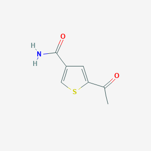 5-Acetylthiophene-3-carboxamide