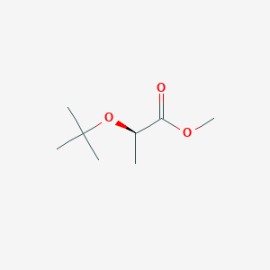 molecular formula C8H16O3 B8735462 methyl (R)-2-(tert-butyloxy)propionate CAS No. 832152-12-2