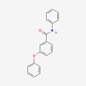 molecular formula C19H15NO2 B8735521 3-phenoxy-N-phenylbenzamide 