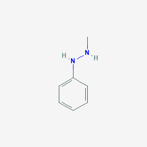 molecular formula C7H10N2 B8735538 1-Methyl-2-phenylhydrazine CAS No. 622-36-6