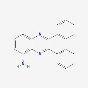 molecular formula C20H15N3 B8735590 2,3-Diphenyl-5-aminoquinoxaline CAS No. 32044-95-4