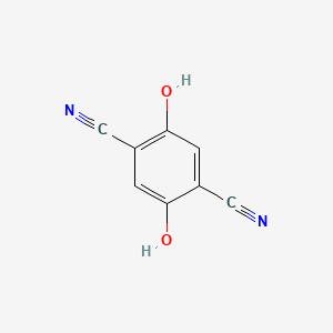 molecular formula C8H4N2O2 B8735610 2,5-Dihydroxyterephthalonitrile CAS No. 4655-70-3