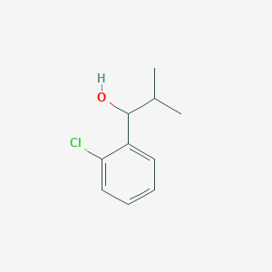 molecular formula C10H13ClO B8735615 1-(2-Chlorophenyl)-2-methylpropan-1-ol 