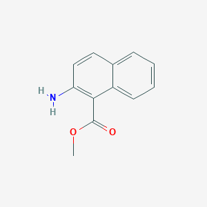 molecular formula C12H11NO2 B8735631 Methyl 2-amino-1-naphthoate 