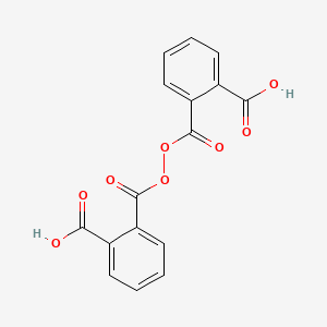 molecular formula C16H10O8 B8735682 Benzoic acid, 2,2'-(dioxydicarbonyl)bis- CAS No. 37051-42-6