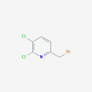 molecular formula C6H4BrCl2N B8735768 6-(Bromomethyl)-2,3-dichloropyridine 