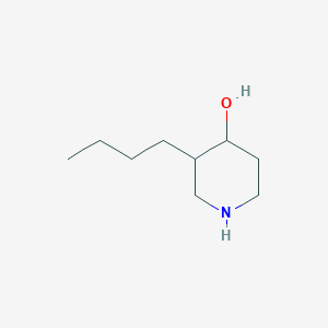 molecular formula C9H19NO B8735785 3-Butylpiperidin-4-ol 