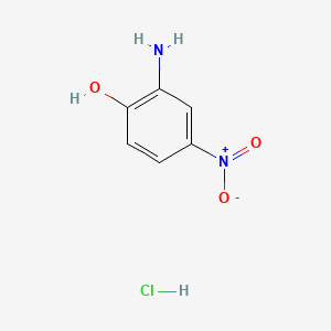 molecular formula C6H7ClN2O3 B8735808 2-Amino-4-nitrophenol hydrochloride CAS No. 65407-97-8