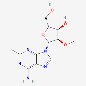 molecular formula C12H17N5O4 B8735810 2,2'-O-dimethyladenosine 