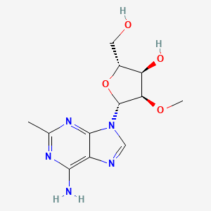 (2R,3R,4R,5R)-5-(6-Amino-2-methyl-9H-purin-9-yl)-2-(hydroxymethyl)-4-methoxytetrahydrofuran-3-ol