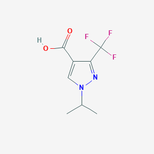 1-isopropyl-3-(trifluoromethyl)-1H-pyrazole-4-carboxylic acid