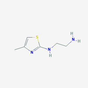molecular formula C6H11N3S B8735839 N1-(4-Methyl-1,3-thiazol-2-YL)ethane-1,2-diamine 