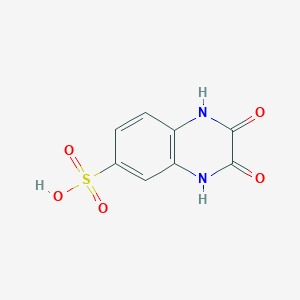 1,2,3,4-Tetrahydro-2,3-dioxoquinoxaline-6-sulphonic acid