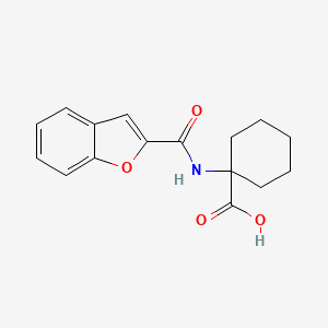 1-(Benzofuran-2-carboxamido)cyclohexanecarboxylic acid