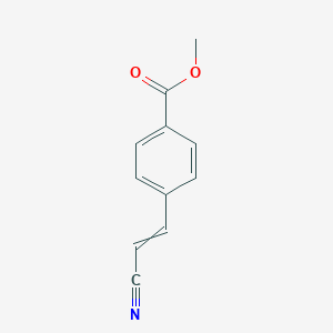 molecular formula C11H9NO2 B8735922 4-Methoxycarbonylcinnamonitrile 