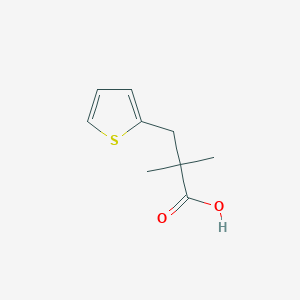 molecular formula C9H12O2S B8735941 2,2-Dimethyl-3-(2-thienyl)propanoic Acid 