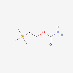 molecular formula C6H15NO2Si B8735997 Ethanol, 2-(trimethylsilyl)-, carbamate CAS No. 3124-37-6