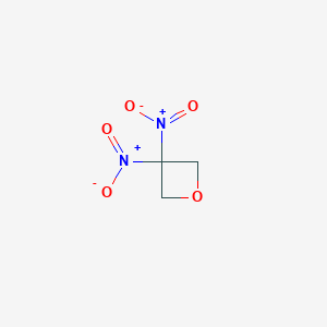 molecular formula C3H4N2O5 B8736166 3,3-Dinitrooxetane CAS No. 81764-66-1