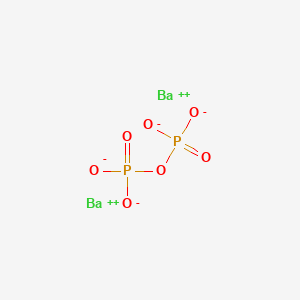 molecular formula Ba2P2O7<br>Ba2O7P2 B087362 二钡二磷酸盐 CAS No. 13466-21-2