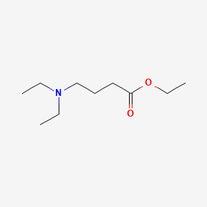 molecular formula C10H21NO2 B8736209 Butyric acid, 4-diethylamino-, ethyl ester CAS No. 63918-33-2