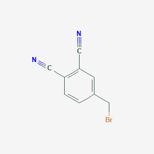 molecular formula C9H5BrN2 B8736263 4-(Bromomethyl)benzene-1,2-dicarbonitrile CAS No. 151357-48-1