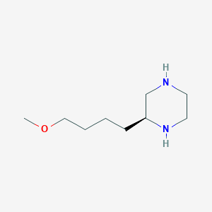 molecular formula C9H20N2O B8736284 (S)-2-(4-Methoxybutyl)-piperazine CAS No. 660862-73-7