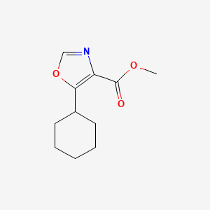 B8736384 Methyl 5-cyclohexyl-1,3-oxazole-4-carboxylate CAS No. 827028-62-6