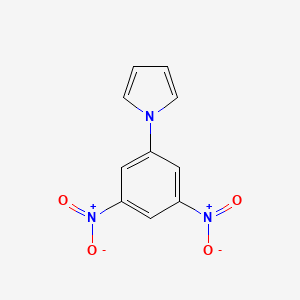 molecular formula C10H7N3O4 B8736437 1-(3,5-Dinitrophenyl)pyrrole 