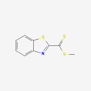 molecular formula C9H7NS3 B8736561 Methyl 1,3-benzothiazole-2-carbodithioate CAS No. 92081-75-9