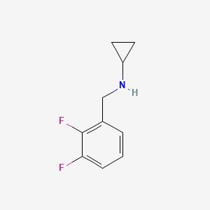 molecular formula C10H11F2N B8736582 N-[(2,3-difluorophenyl)methyl]cyclopropanamine 