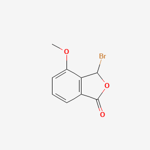 molecular formula C9H7BrO3 B8736630 3-bromo-4-methoxyisobenzofuran-1(3H)-one CAS No. 70767-96-3