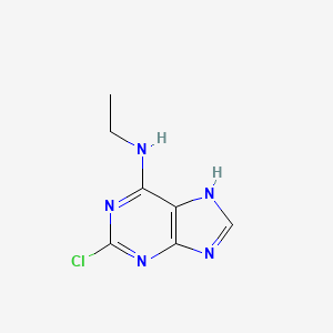2-chloro-N-ethyl-7H-purin-6-amine