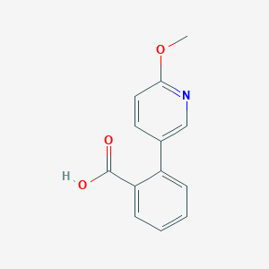 molecular formula C13H11NO3 B8736664 6-Methoxypyridin-3-ylbenzoic acid 