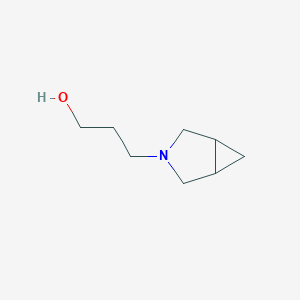 molecular formula C8H15NO B8736690 3-(3-Aza-bicyclo[3.1.0]hex-3-yl)-propan-1-ol 