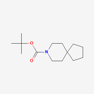 molecular formula C14H25NO2 B8736702 Tert-butyl 8-azaspiro[4.5]decane-8-carboxylate 