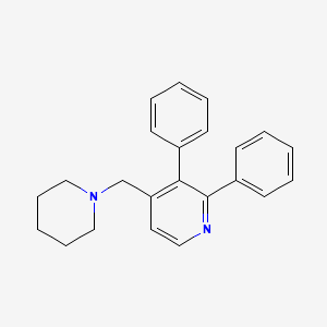 2,3-Diphenyl-4-(piperidin-1-ylmethyl)pyridine