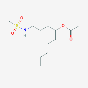 1-[(Methanesulfonyl)amino]nonan-4-yl acetate