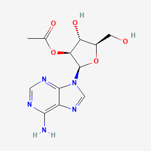 Acetic acid 2-(6-amino-purin-9-yl)-4-hydroxy-5-hydroxymethyl-tetrahydro-furan-3-yl ester