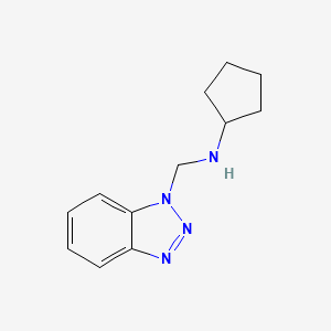 B8736947 N-(benzotriazol-1-ylmethyl)cyclopentanamine CAS No. 4669-16-3