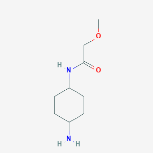 molecular formula C9H18N2O2 B8737122 2-Methoxy-N-[(1s,4s)-4-aminocyclohexyl]acetamide 
