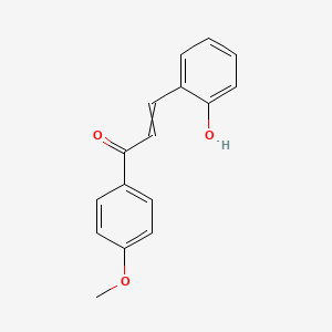 molecular formula C16H14O3 B8737140 3-(2-Hydroxyphenyl)-1-(4-methoxyphenyl)prop-2-en-1-one 