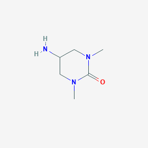 molecular formula C6H13N3O B8737184 5-Amino-1,3-dimethyl-tetrahydro-pyrimidin-2-one 