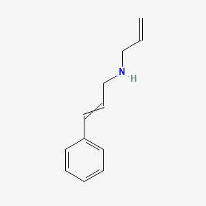 molecular formula C12H15N B8737260 N-(3-phenylallyl)-allylamine 