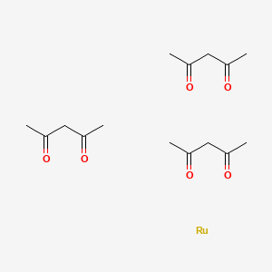 molecular formula C15H24O6Ru B8737295 Pentane-2,4-dione;ruthenium 