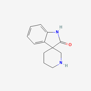 molecular formula C12H14N2O B8737299 Spiro[indoline-3,3'-piperidin]-2-one 